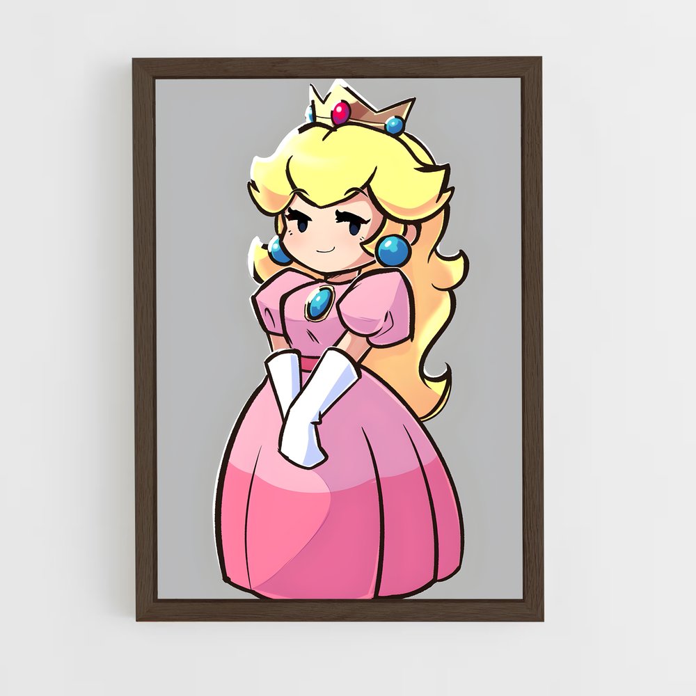Poster Peach Power – affiche Mario (vue 5)